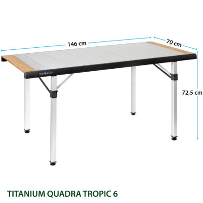 Tavolo Quadra Tropic 6 Adjusta Brunner QUADRA - immagine 3