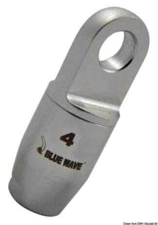 Terminale ad occhio per rig tessile per cima Ø4 mm 05.220.04 Osculati
