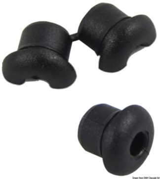 Passaggio nylon per fori Ø10 mm cf.100 pz 05.231.00 Osculati