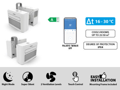 Condizionatore Polarys Twinair 3 Brunner ARIA CONDIZIONATA - immagine 6