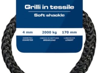 Grilli in tessile alta tenacità grigi 8 mm 08.300.08 Osculati