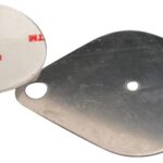 Piastrina inox magnetico adesiva 45x30 mm 10.600.04 Foam Anchor