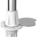 Asta Evoled 360° inox 100 cm base Flush 11.039.66 Osculati