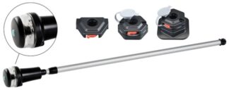 Luce di via bianca 360°+rossa/verde su tubo teles. 11.090.13 Osculati