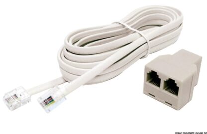 Cavo 4,5 mt. con adattatore a 2 porte 13.227.51 Osculati