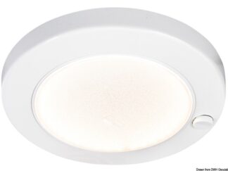 Plafoniera ABS Saturn LED bianca a filo 13.833.11 Batsystem
