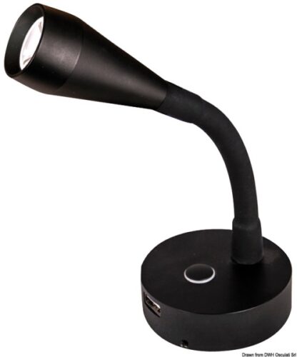 Faretto LED Batsystem LEIA Total black 13.867.21 Batsystem