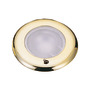Plafoniera LED incasso SOLE ghiera dorata switch 13.877.83 Osculati