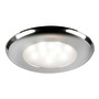 Plafoniera LED incasso SOLE ghiera cromata switch 13.877.85 Osculati