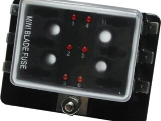 Scatola portafusibili lamellari MINI 6 uscite 14.101.06 Osculati