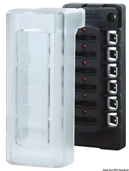 Scatola portafusibili compatta 14.182.05 Osculati