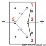 Interruttore Marina R II (ON)-OFF-(ON) 14.298.05 Osculati