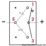 Interruttore Marina R ON-OFF-(ON) 14.296.06 Osculati