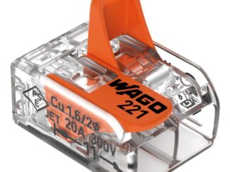 Connettore di giunzione WAGO 2 conduttori 6 mm² 14.286.26 WAGO