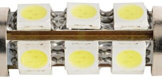 2 Lampadine LED a siluro 44 mm 3000 K 14.301.24 Osculati