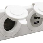 Presa accendisigari + USB-A + USB-C bianca 14.516.16 Osculati