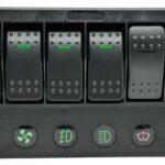 Pannello elettrico PCP Compact 8 interruttori 14.860.08 Osculati