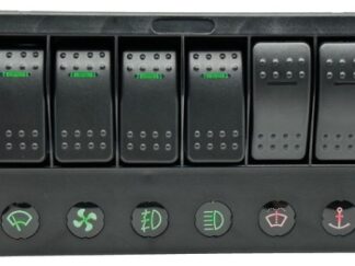 Pannello elettrico PCP Compact 8 interruttori 14.860.08 Osculati