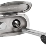 Box doccia Elissa inox con doccia tubo Nylon 4 m 15.325.31 Osculati