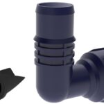 Scarico 90°  1" & 1"-1/8 c/valvola non ritorno 16.491.94 Attwood