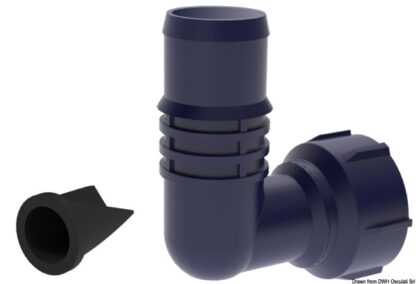 Scarico 90°  3/4" & 1" c/valvola non ritorno 16.491.92 Attwood