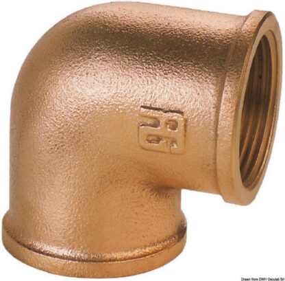 Gomito 90° F-F in bronzo 2" 1/2 17.560.09 Guidi
