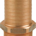 Portagomma maschio in bronzo 3/8" x 13 17.568.03 Guidi