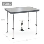 AL/245-09 Tavolo 80x60 grigio Brunner Tavoli