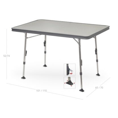 AL/246-09 Tavolo 101x65 grigio Brunner Tavoli
