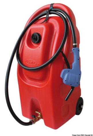 Tanica per benzina con ruote 59 lt omologato UN 18.404.05 0