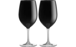 Set 2 Wineglass Thango Black P Brunner COMPLEMENT