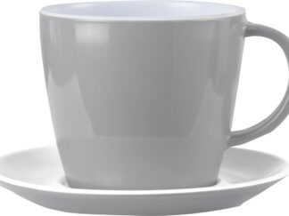Tazza con piattino grigio Brunner COMPLEMENT