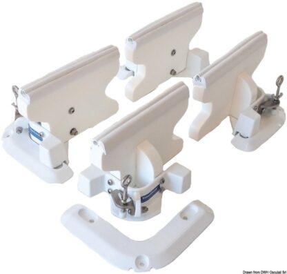 Osculati 22.504.01 Tender Chocks Supporti Removibili Per Tender (4Pz)