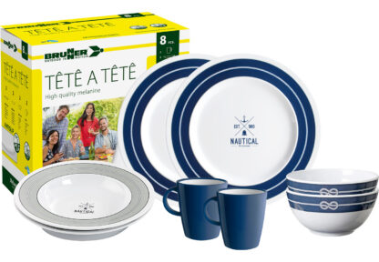 Set tête-à-tête Nautical 8 pz Brunner NAUTICAL