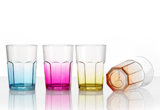 Bicchieri Octoglass Color Brunner COLOUR
