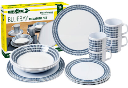 Melamine Set Bluebay Brunner BLUEBAY