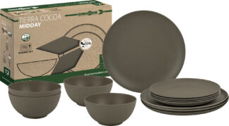Midday Set Tierra Cocoa Brunner PLA TABLEWARE
