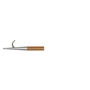 Gancio accosto ottone cromato/legno 260 cm 34.459.12 Osculati