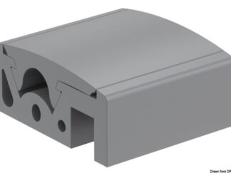 Profilo parabordo QBE 90 grigio RAL 7047 44.100.02 Tessilmare