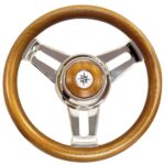 Volante in legno Teak 45.125.03 Osculati