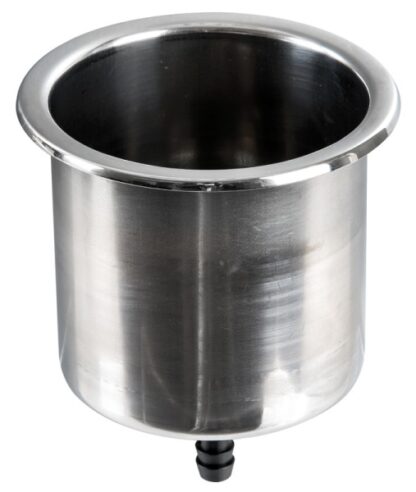 Porta Bicchieri Large inox con drenaggio 48.430.20 Osculati