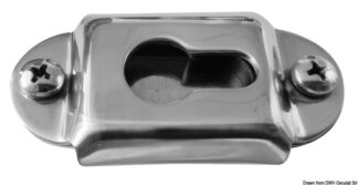 coppia piastrine per montaggio scaletta eco telesc 49.527.90 Osculati