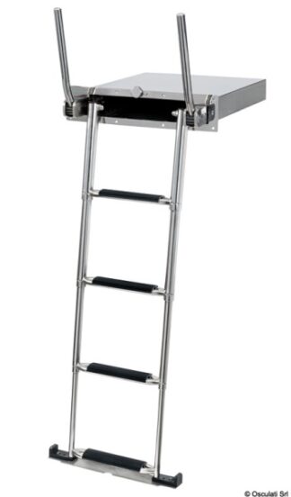 Scaletta a scomparsa per plancetta 4 gradini 49.569.04 Douglas marine