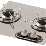 Fornello 2 fuochi 380 x 360 mm 50.103.42 Osculati