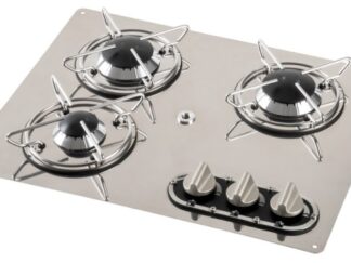 Fornello 3 fuochi 470 x 360 mm 50.103.48 Osculati