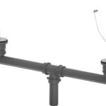 Kit pilette con tappo con catena e tubi di scarico 50.185.40 Osculati