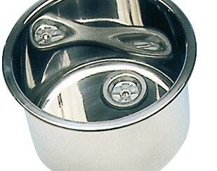 Osculati 50.187.37 Lavello Inox Tondo 385 X 180 Mm