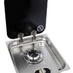 Piano cottura ad incasso con coperchio 50.715.01 Osculati