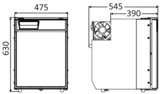 Frigo 85L 50.960.02 Osculati