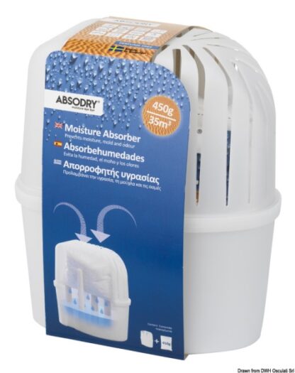 ABSODRY Classic assorbitore umidità 450gr 52.153.03 Osculati